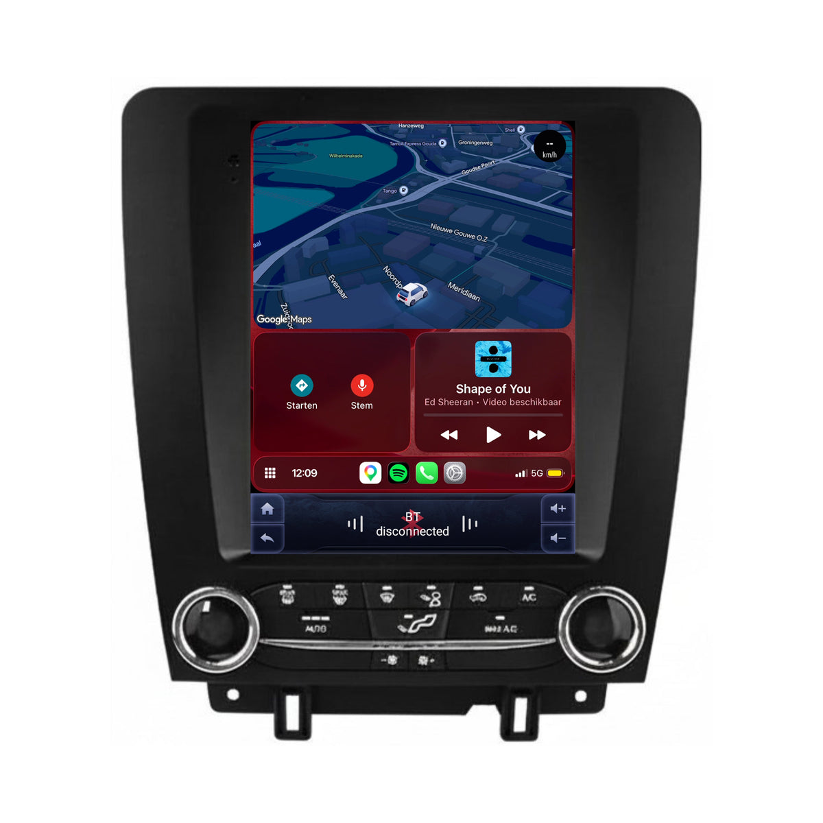 Ford Mustang CarPlay & Android Auto radio | 2010 to 2013 | 9.7 inch | Android 15 | CTX-7437