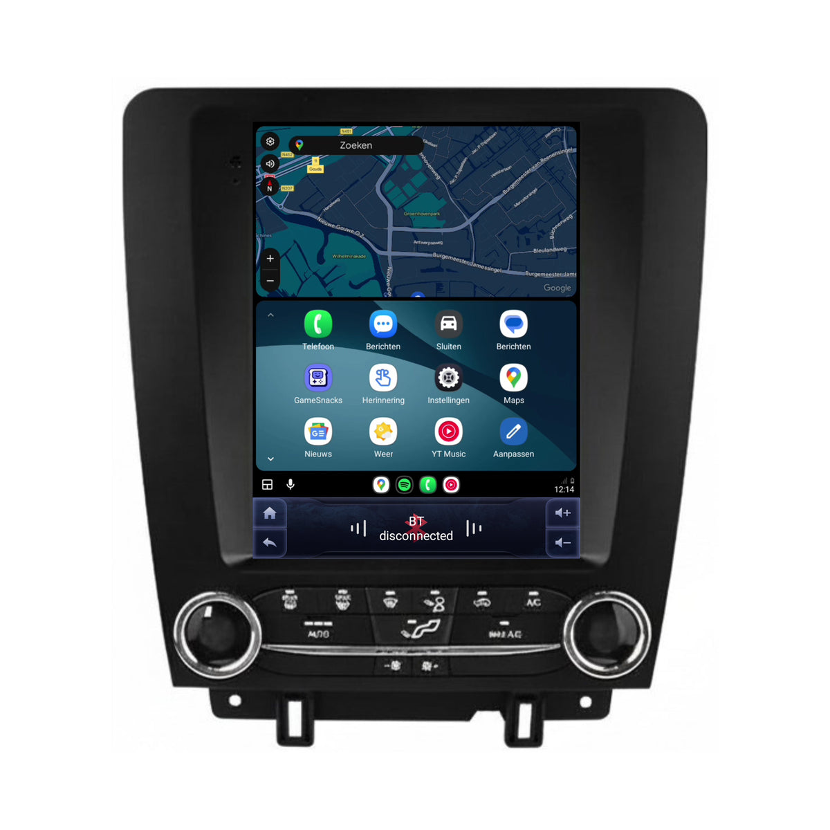 Ford Mustang CarPlay & Android Auto radio | 2010 to 2013 | 9.7 inch | Android 15 | CTX-7437