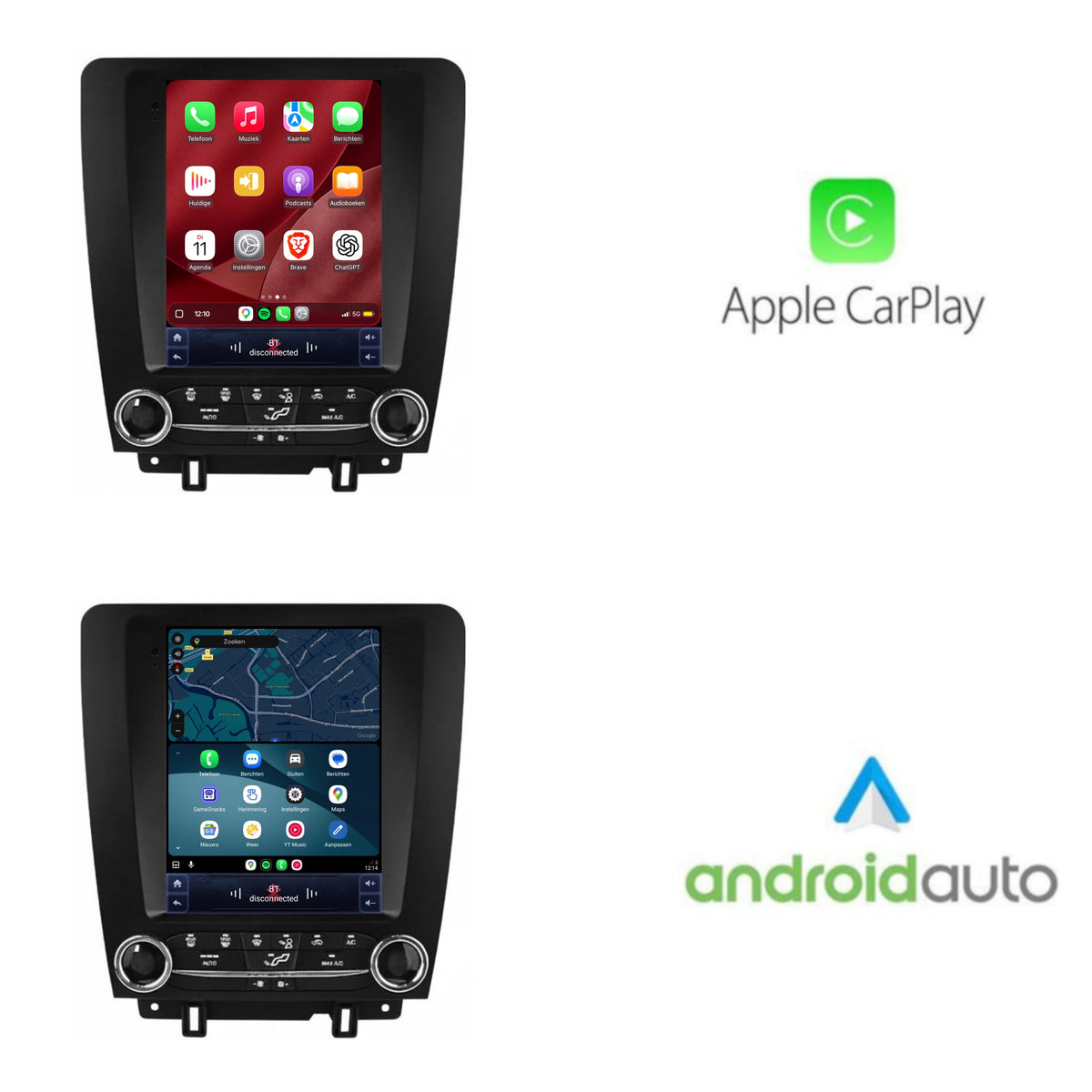 Ford Mustang CarPlay & Android Auto radio | 2010 to 2013 | 9.7 inch | Android 15 | CTX-7437