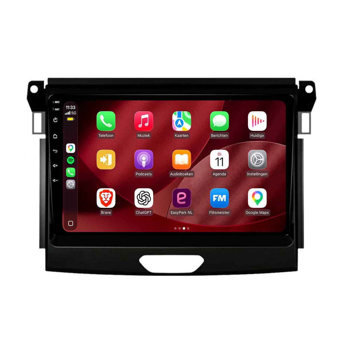 Autoradio Ford Ranger CarPlay & Android Auto | 2016 à 2019 | 9 pouces | Android 15 | Noir | CTX-7141