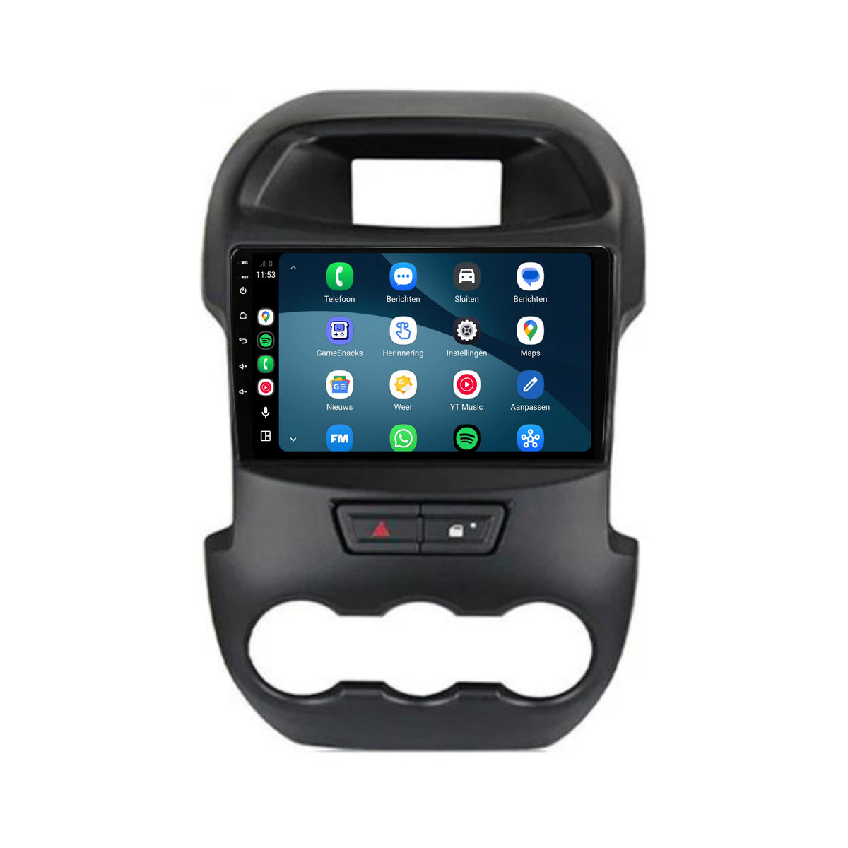 Autoradio CarPlay & Android Auto per Ford Ranger | 2012-2015 | 9 pollici | Android 15 | CTX-7155