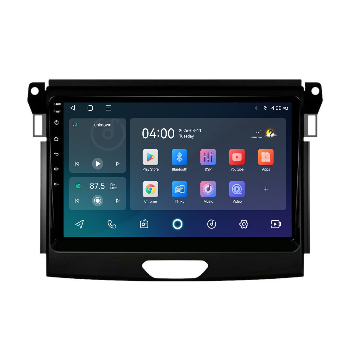 Autoradio Ford Ranger CarPlay & Android Auto | 2016 à 2019 | 9 pouces | Android 15 | Noir | CTX-7141