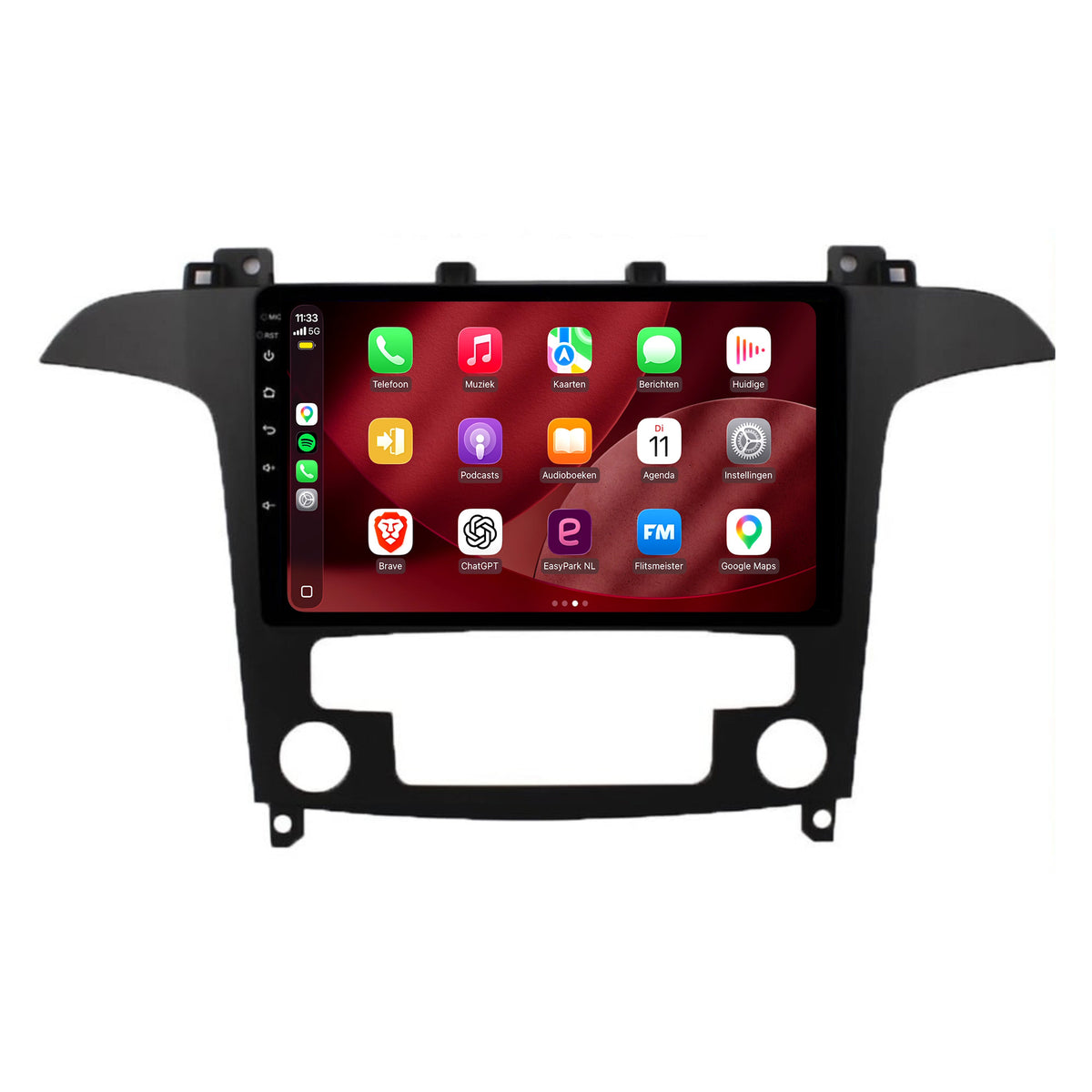 Ford S-Max CarPlay & Android Auto radio | 2006 t/m 2008 | 9 inch | Android 15 | CTX-7134