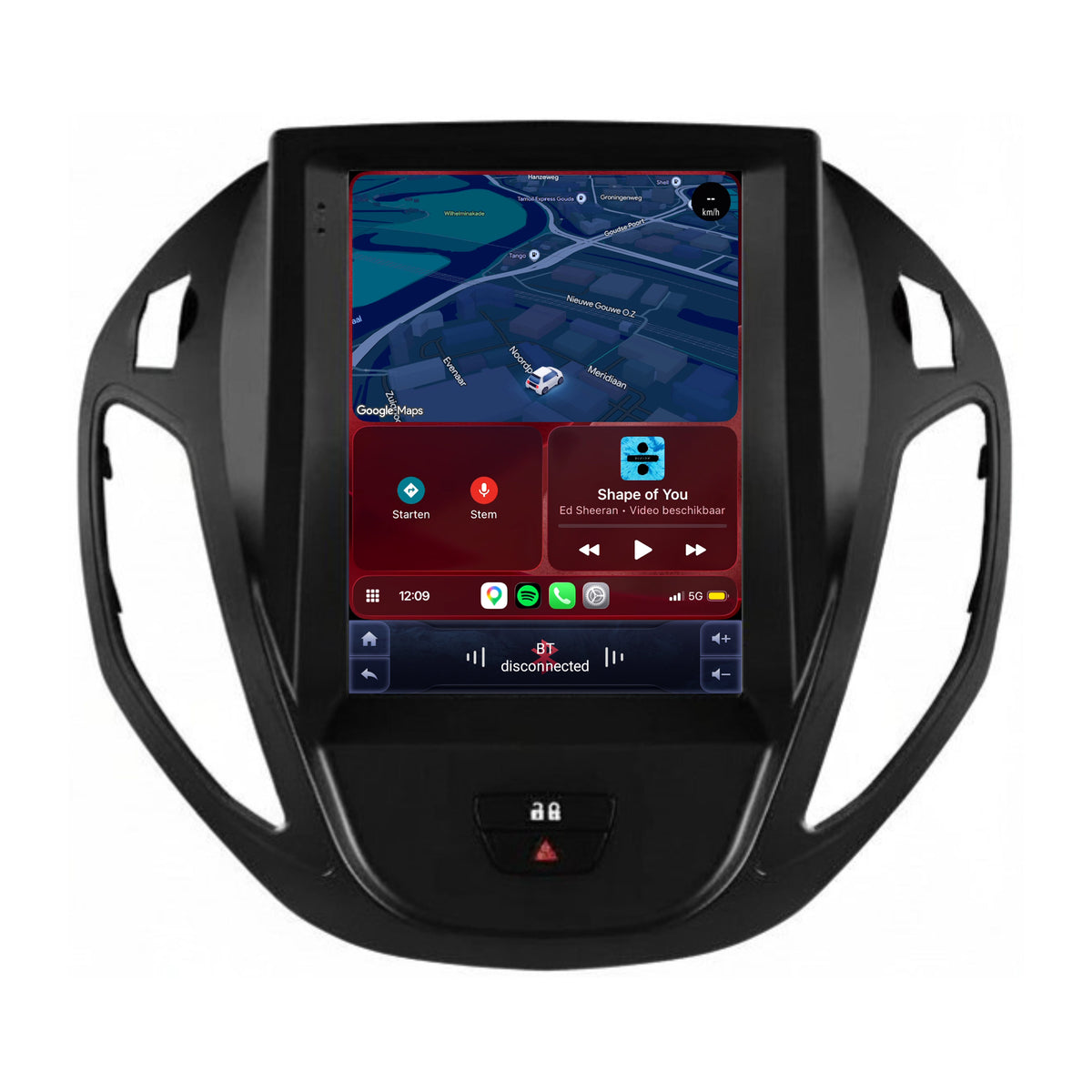 Ford Tourneo Courier CarPlay & Android Auto Radio | 2012 bis 2023 | 9,7 Zoll | Android 15 | CTX-7438