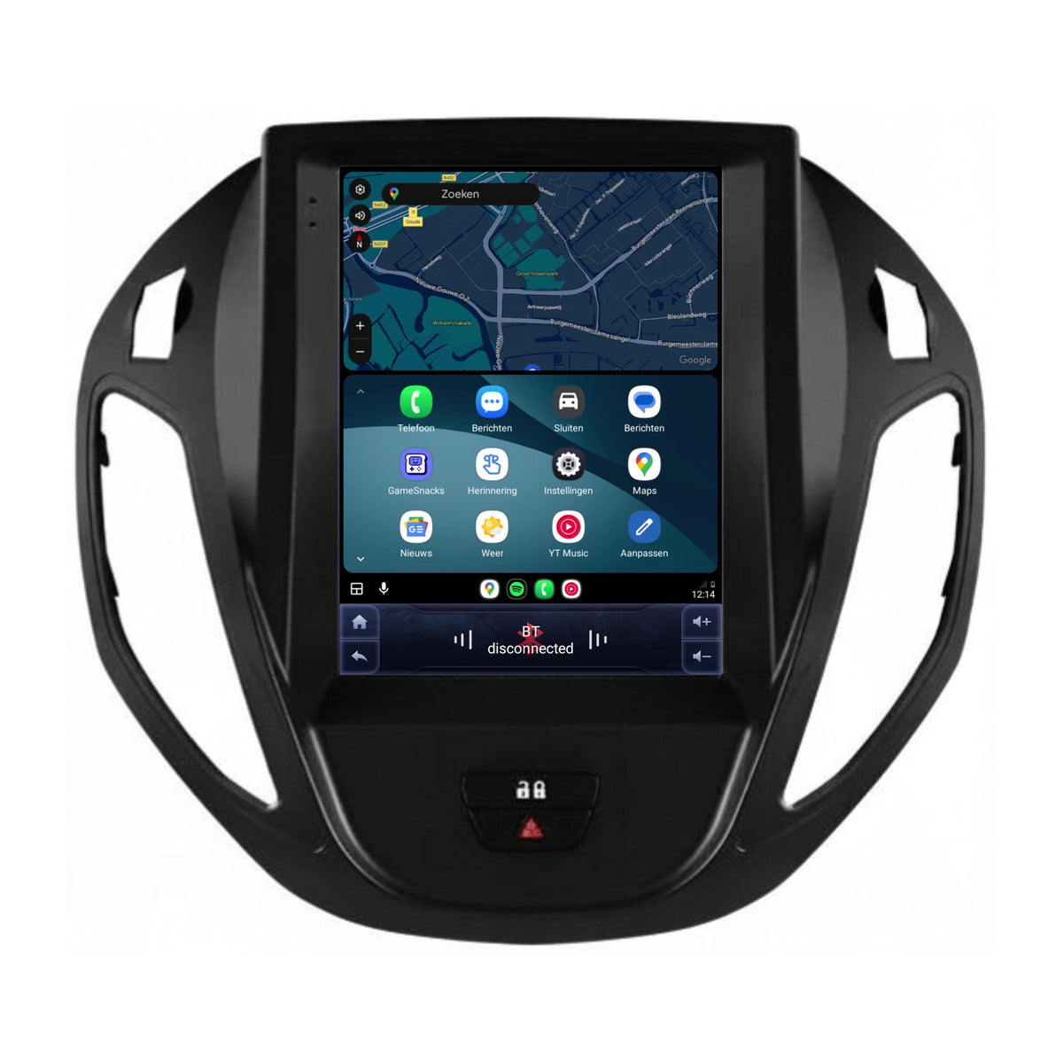 Ford Tourneo Courier CarPlay & Android Auto Radio | 2012 bis 2023 | 9,7 Zoll | Android 15 | CTX-7438
