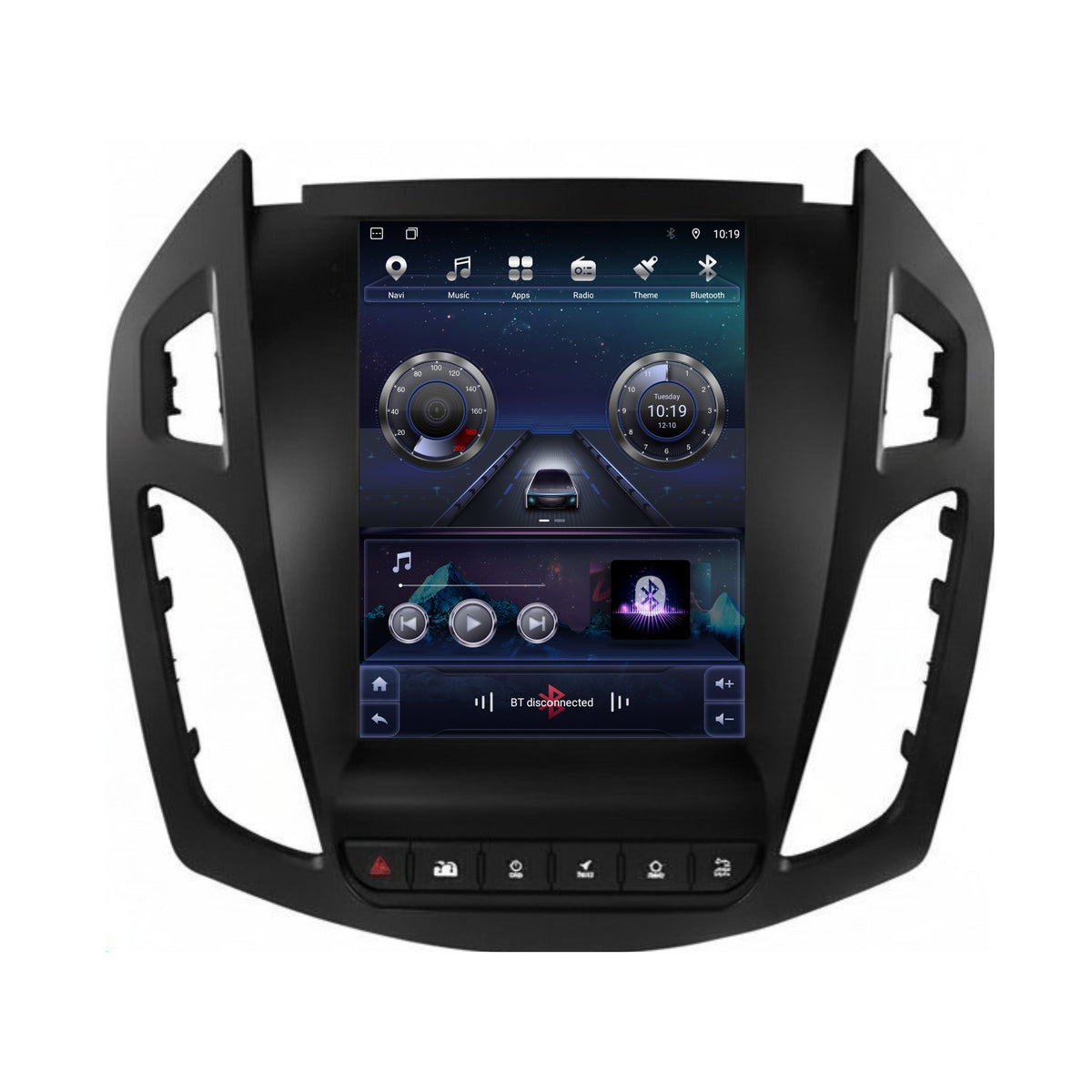 Autoradio CarPlay & Android Auto pour Ford Tourneo Connect | 2013 à 2018 | 9,7 pouces | Android 15 | CTX-7481