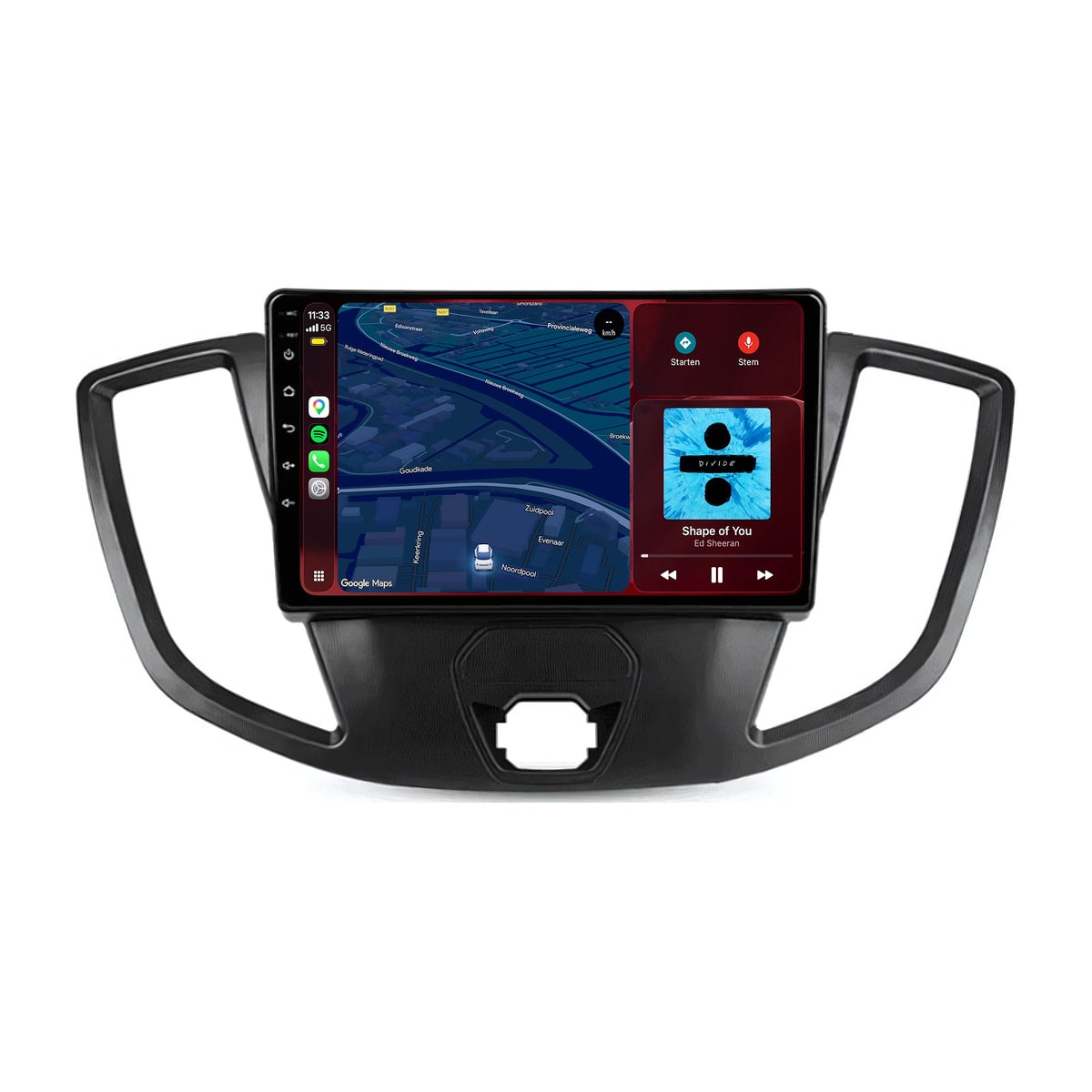 Autoradio CarPlay & Android Auto per Ford Transit | 2014-2021 | 9 pollici | Android 15 | CTX-7069
