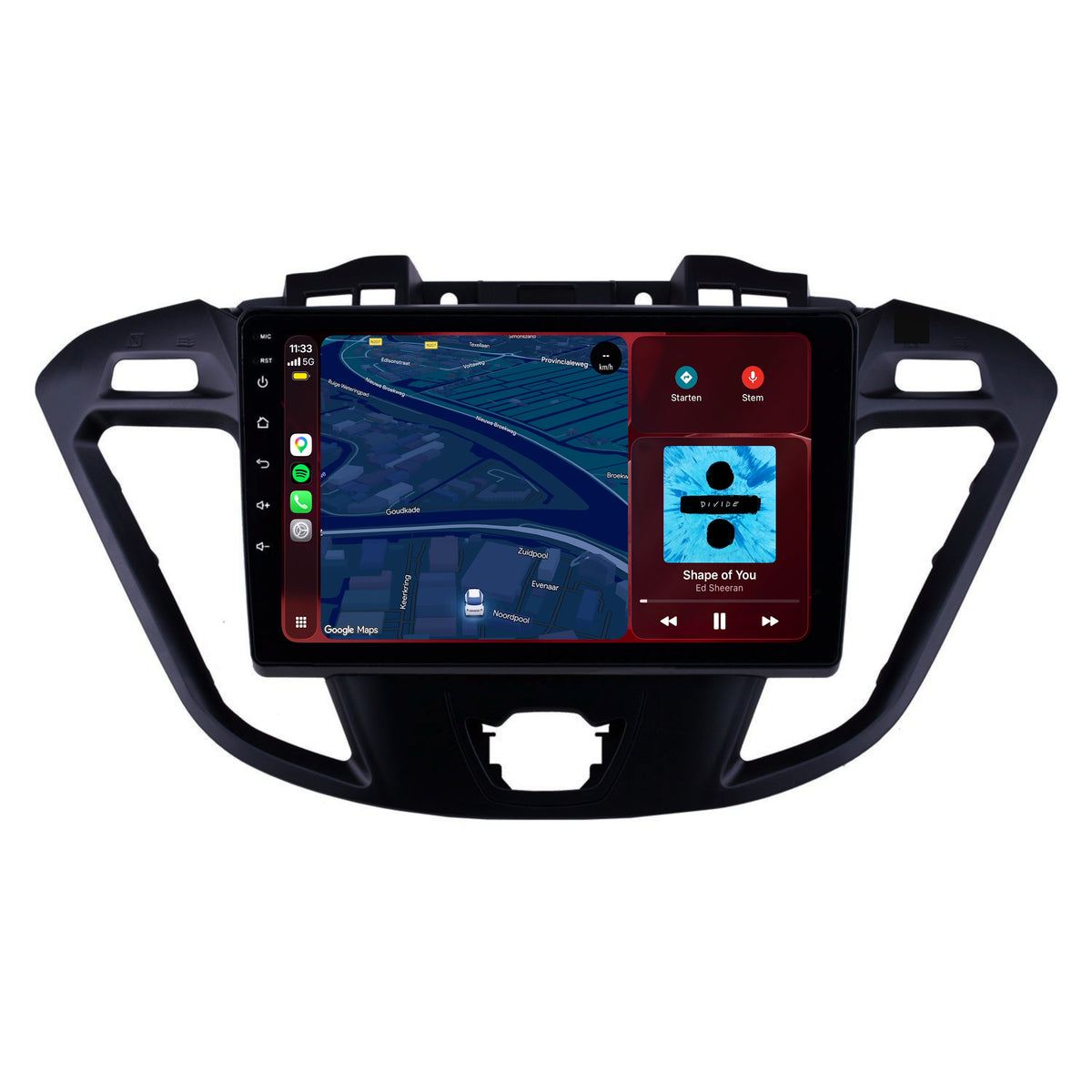 Autoradio CarPlay & Android Auto pour Ford Transit | 2013 à 2018 | 9 pouces | Android 15 | CTX-7166