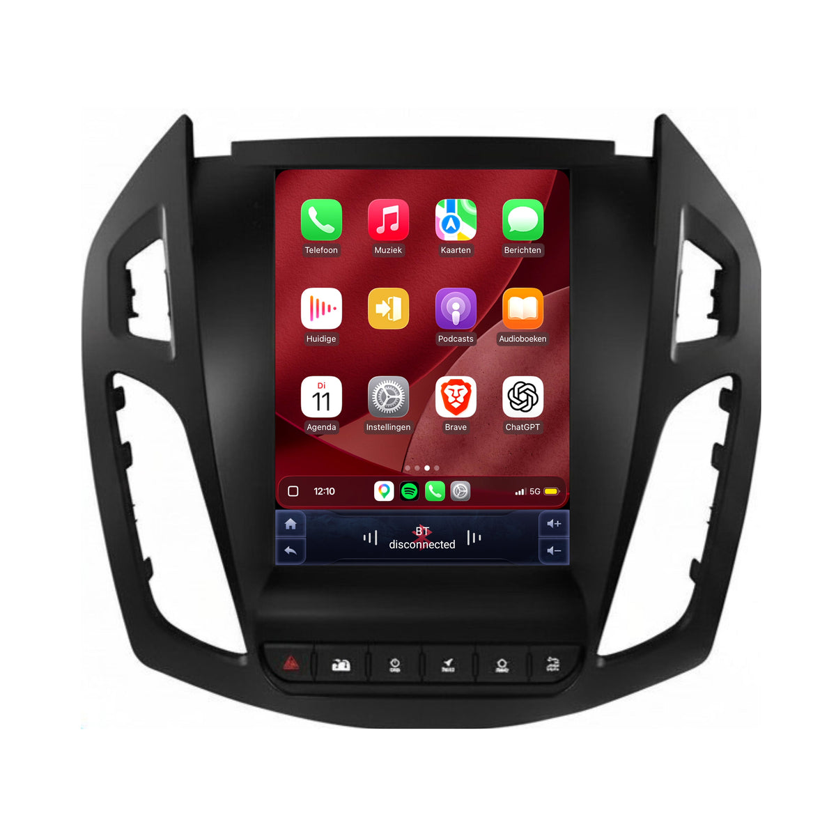 Ford Transit Connect CarPlay & Android Auto radio | 2013 t/m 2018 | 9.7 inch | Android 15 | CTX-7482