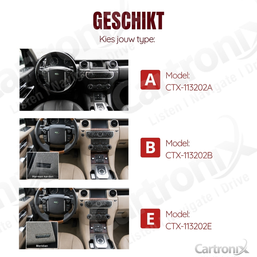 Range Rover Sport | Android 15 | Autoradio | 2010 al 2013 | CarPlay & Android Auto