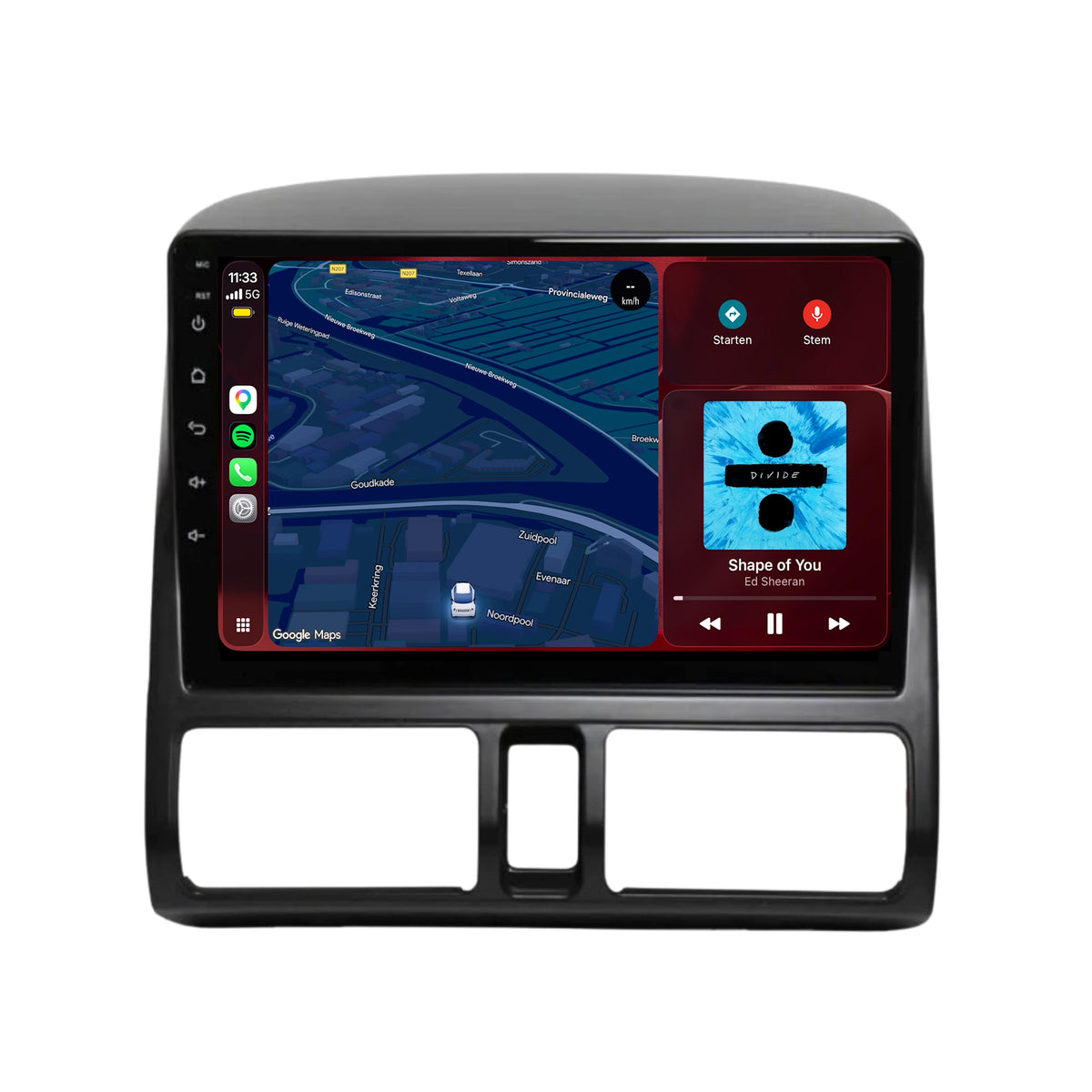 Honda CR-V CarPlay & Android Auto radio | 2002 to 2006 | 9 inch | Android 15 | CTX-7099