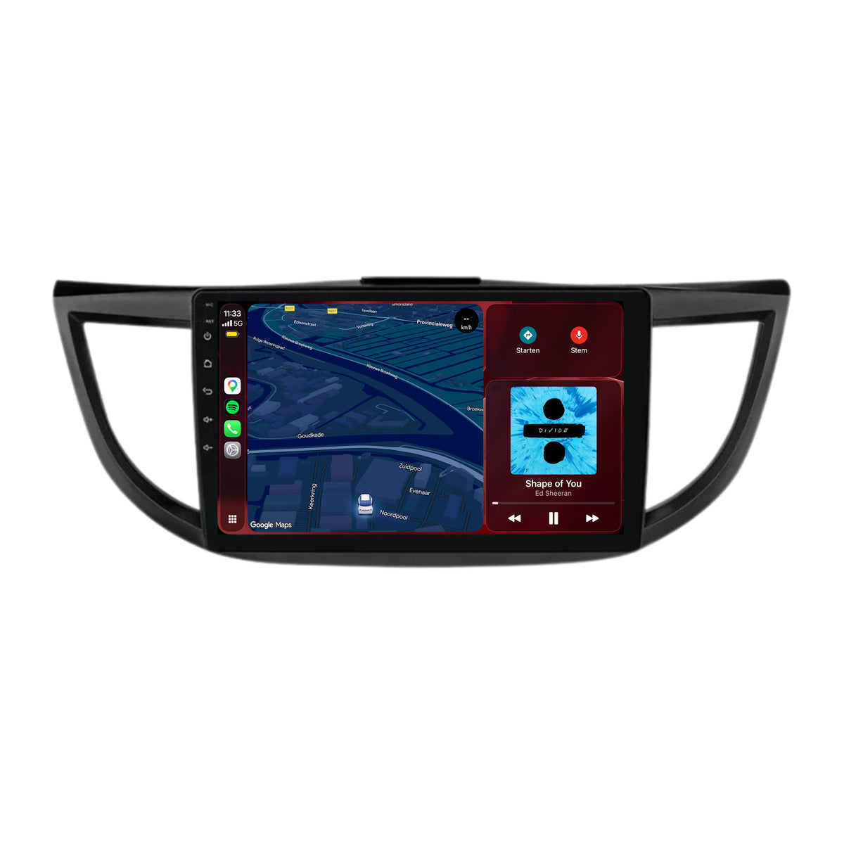 Honda CR-V CarPlay & Android Auto radio | 2013 to 2018 | 9 inch | Android 15 | CTX-7447