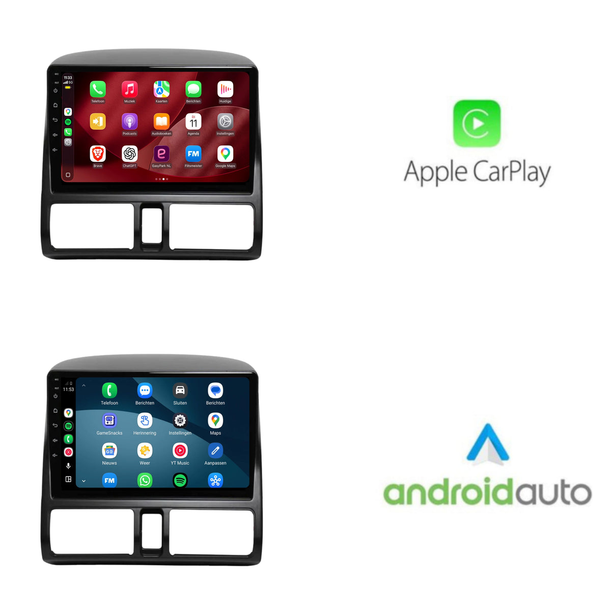 Honda CR-V CarPlay & Android Auto radio | 2002 to 2006 | 9 inch | Android 15 | CTX-7099