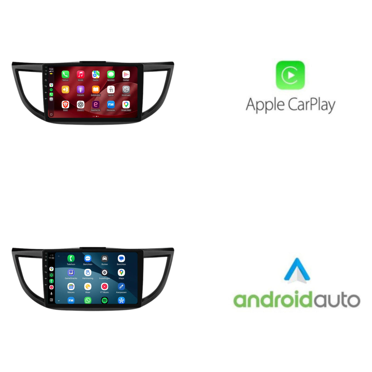 Honda CR-V CarPlay & Android Auto radio | 2013 to 2018 | 9 inch | Android 15 | CTX-7447