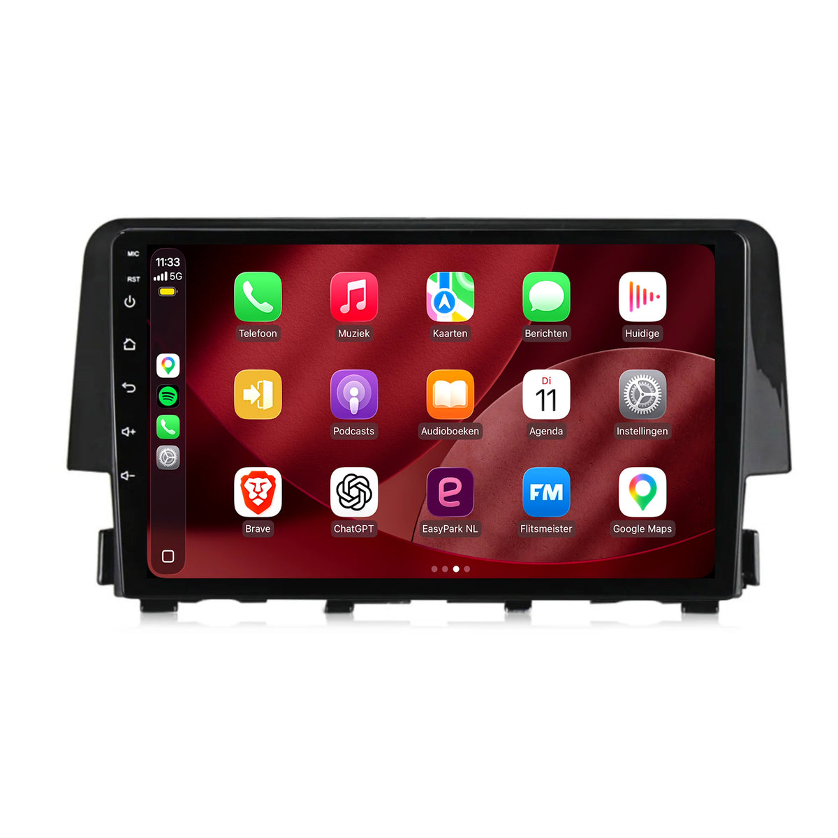 Radio z CarPlay i Android Auto do Hondy Civic | 2016-2021 | 9 cali | Android 15 | CTX-7114