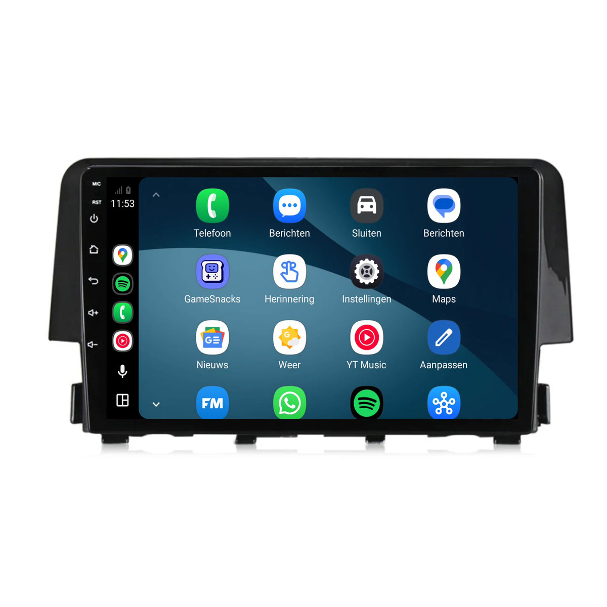 Radio z CarPlay i Android Auto do Hondy Civic | 2016-2021 | 9 cali | Android 15 | CTX-7114