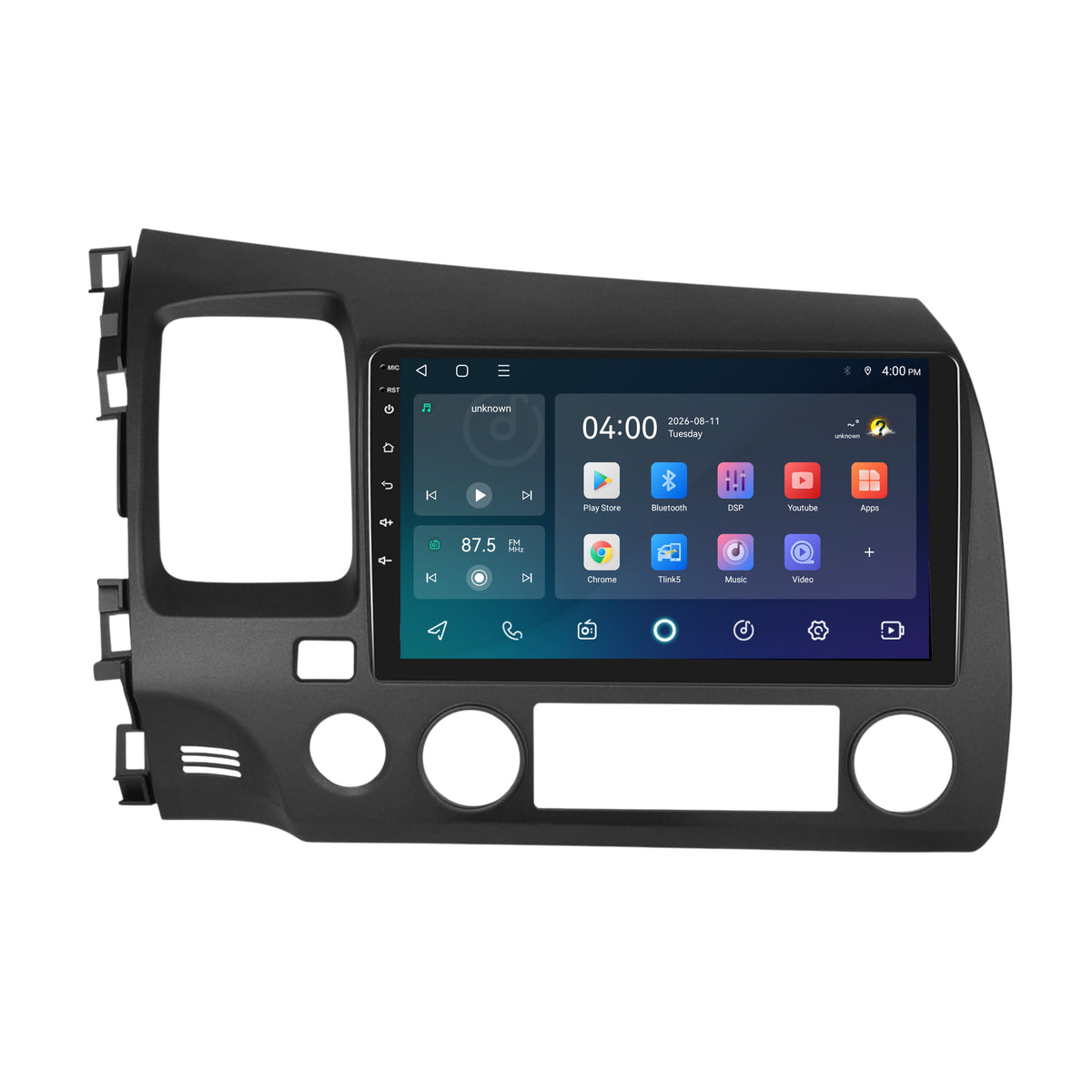Honda Civic CarPlay & Android Auto radio | 2007 to 2011 | 10 inch | Android 15