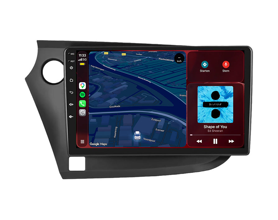Honda Insight CarPlay & Android Auto Radio | 2009 bis 2014 | 9 Zoll | Android 15 | CTX-7341