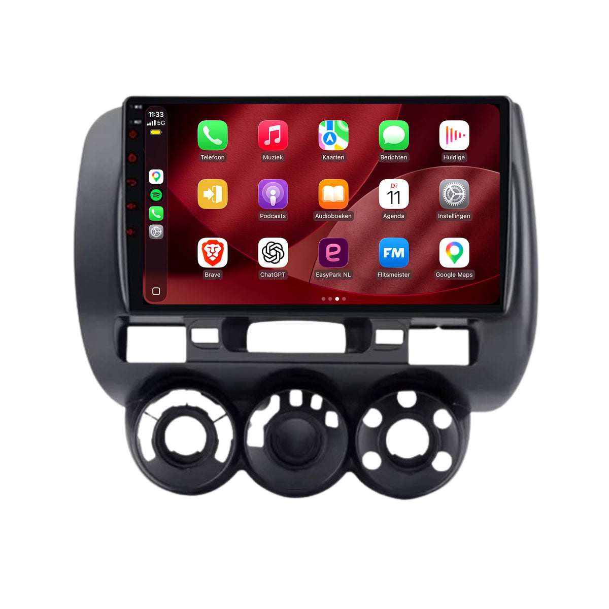 Honda Jazz CarPlay & Android Auto Radio | 2002 bis 2008 | 9 Zoll | Android 15 | CTX-7291