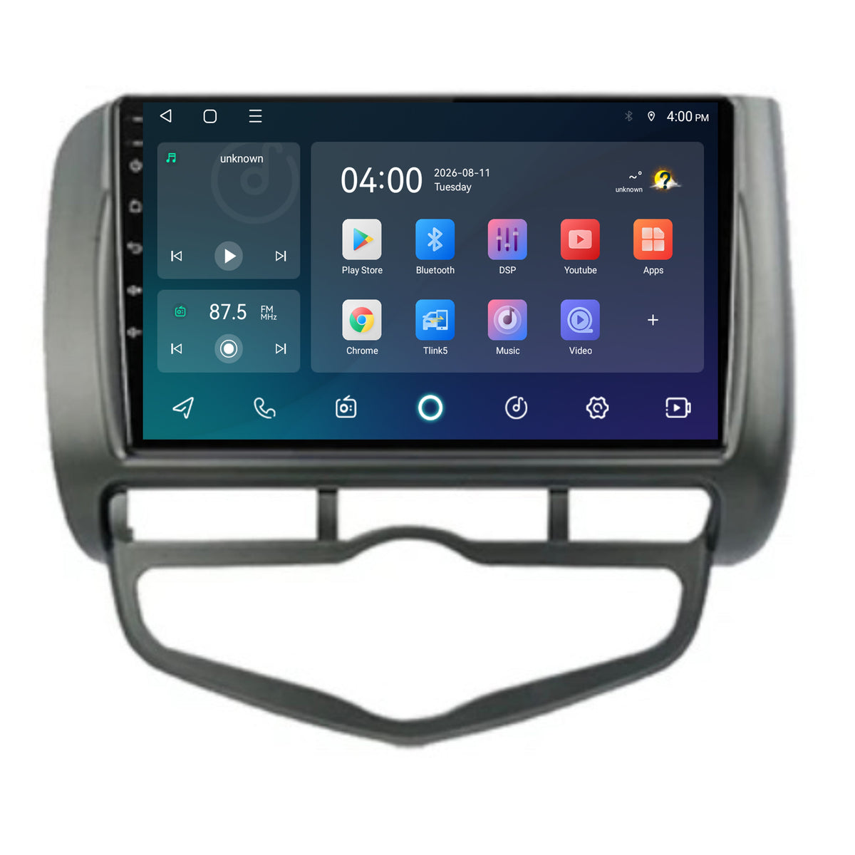 Honda Jazz CarPlay & Android Auto radio | 2005 to 2008 | 9 inch | Android 15 | CTX-7202