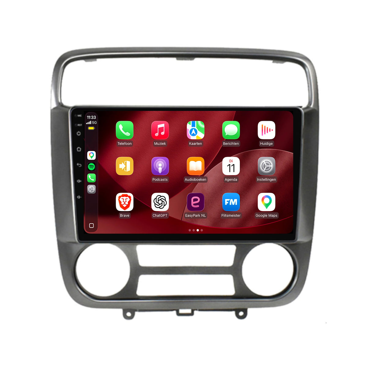 Honda Stream CarPlay & Android Auto radio | 2000 t/m 2006 | 9 inch | Android 15 | CTX-7138