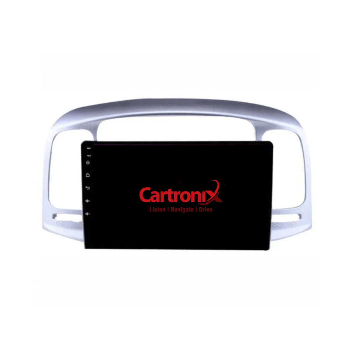 Hyundai Accent CarPlay & Android Auto radio | 2007 to 2011 | 9 inch | Android 15 | Silver | CTX-7174