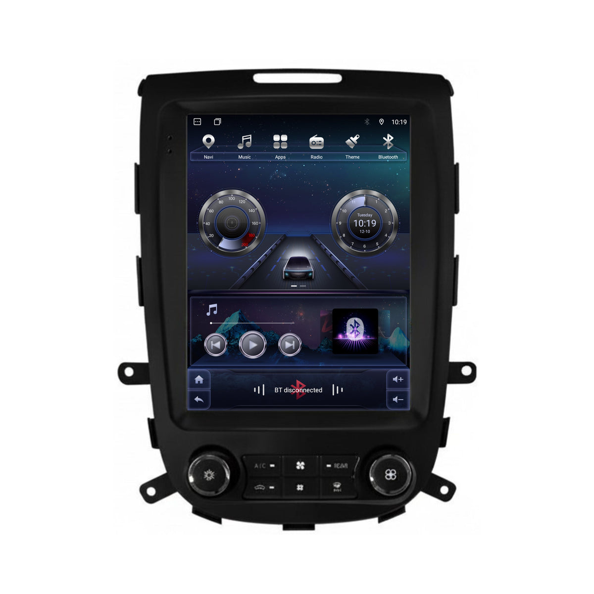 Hyundai Santa Fe 2 CarPlay & Android Auto radio | 2006 t/m 2012 | 9.7 inch | Android 15 | CTX-7439