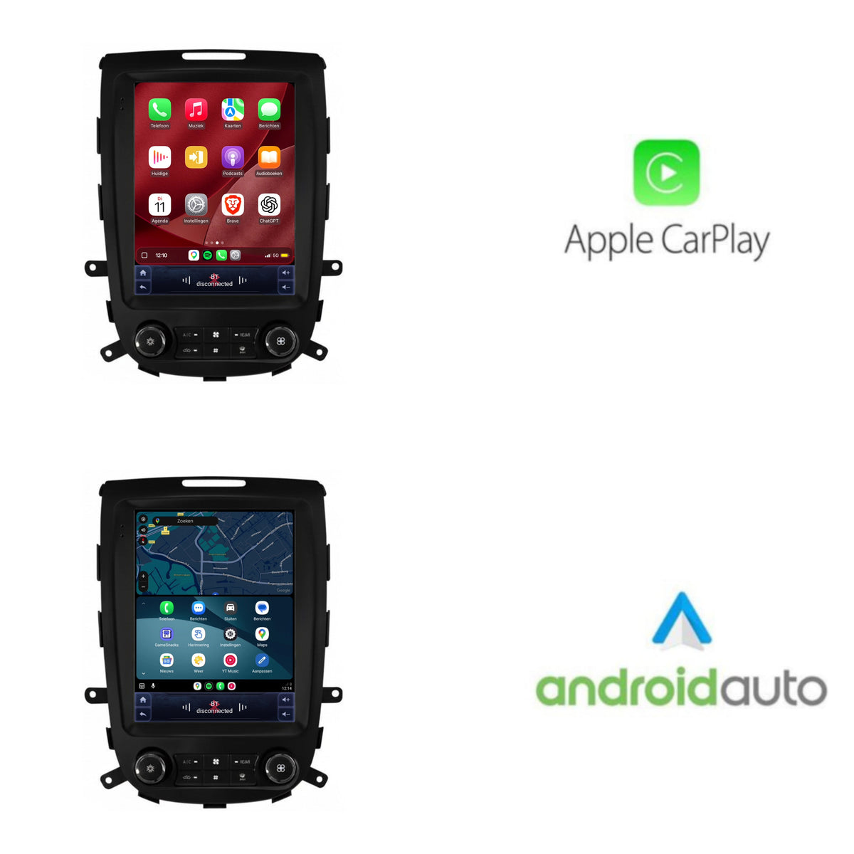 Hyundai Santa Fe 2 CarPlay & Android Auto radio | 2006 t/m 2012 | 9.7 inch | Android 15 | CTX-7439