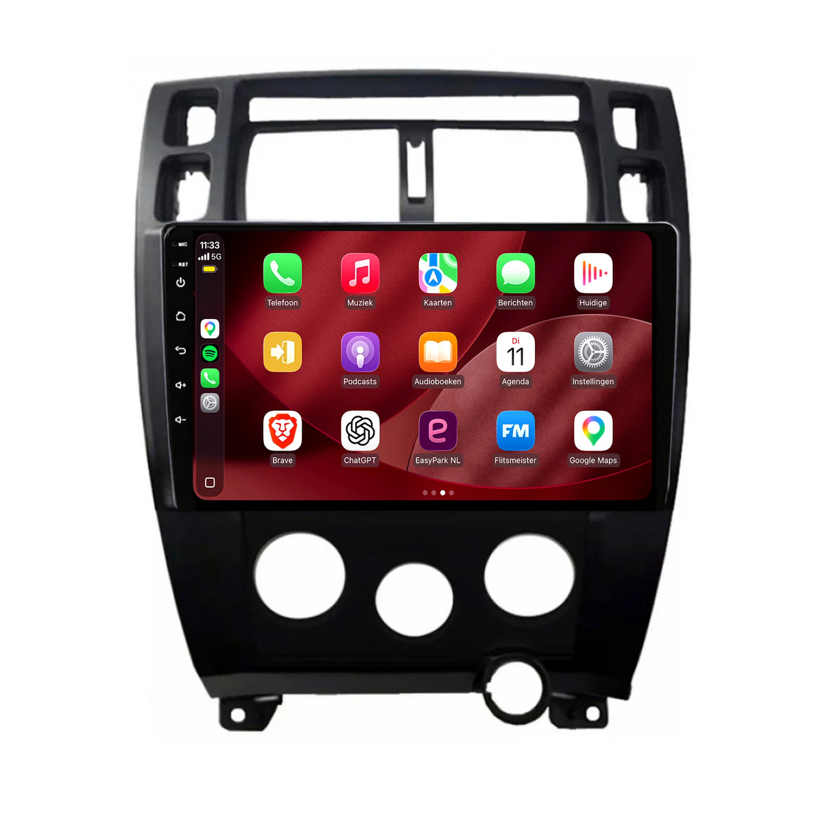 Radio con CarPlay y Android Auto para Hyundai Tucson | 2004 a 2010 | 9 pulgadas | Android 15 | CTX-7089