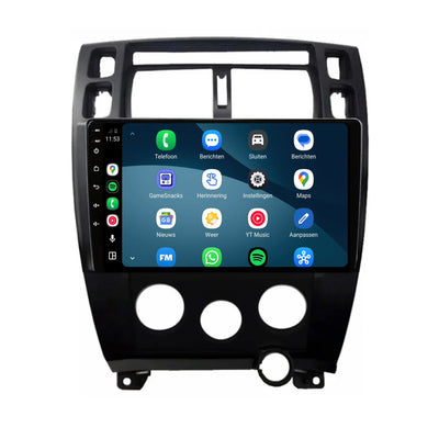Hyundai Tucson CarPlay & Android Auto Radio | 2004 bis 2010 | 9 Zoll | Android 15 | CTX-7089