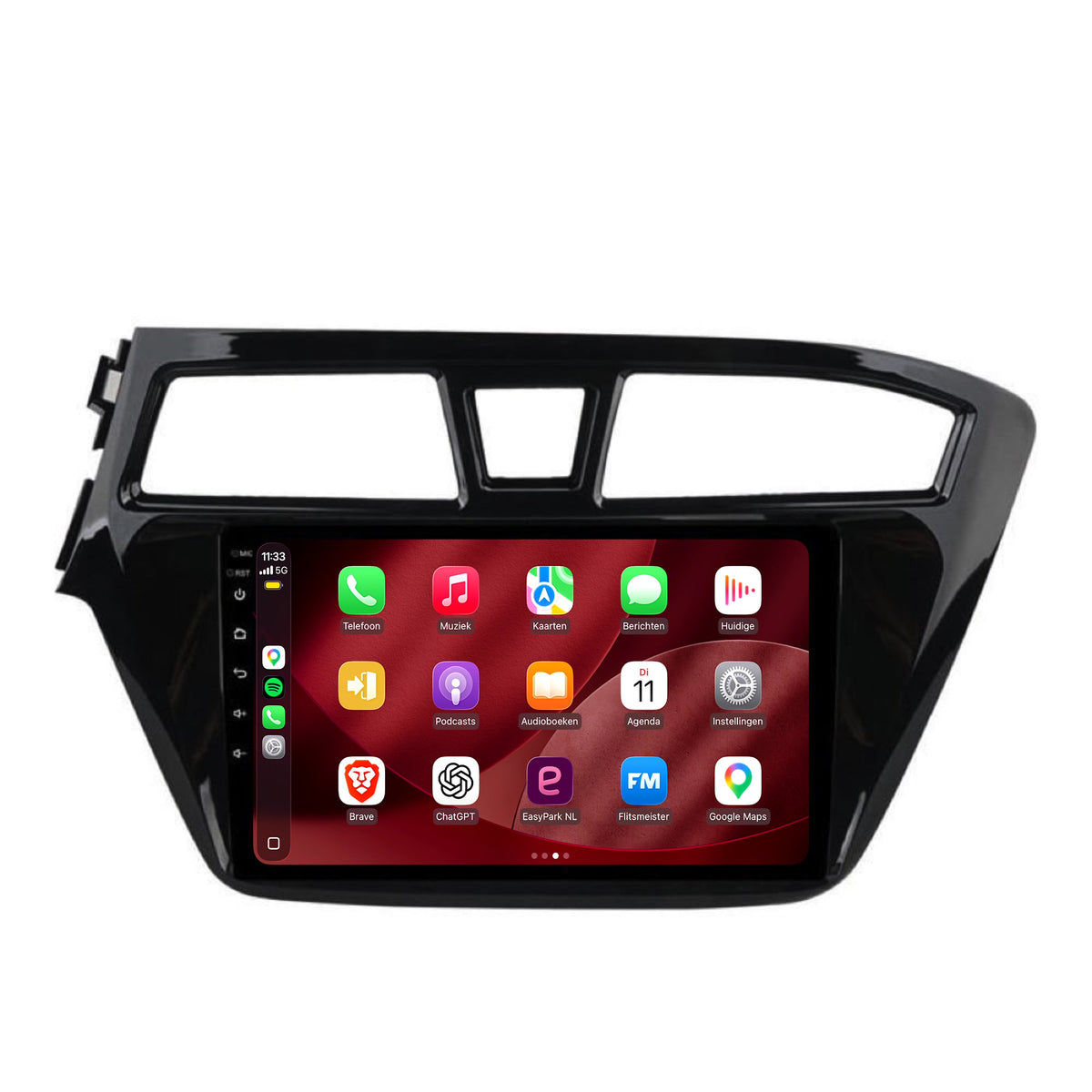 Autoradio CarPlay & Android Auto pour Hyundai i20 | 2015 à 2019 | 9 pouces | Android 15 | Noir | CTX-7142