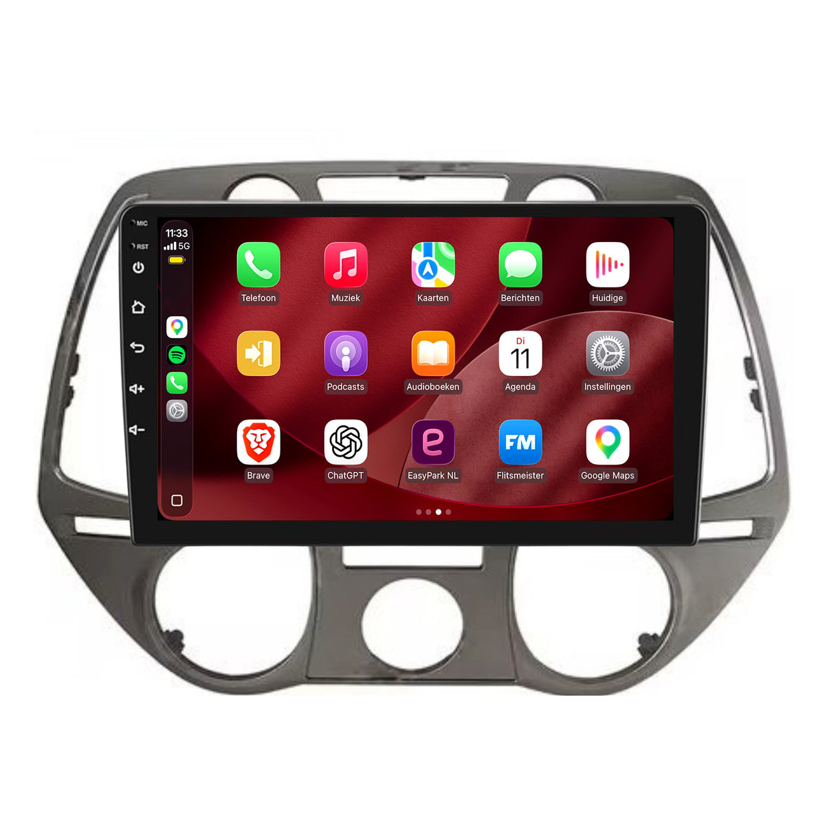 Autoradio CarPlay & Android Auto pour Hyundai i20 | 2008 à 2014 | 9 pouces | Android 15