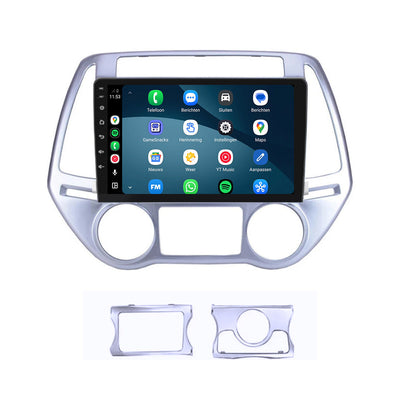 Hyundai i20 CarPlay & Android Auto Radio | 2008 bis 2014 | 9 Zoll | Android 15 | CTX-7154