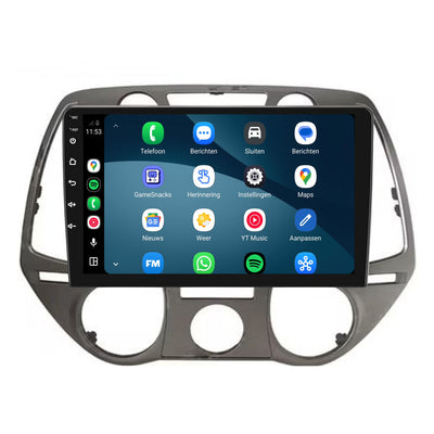 Hyundai i20 CarPlay & Android Auto Radio | 2008 bis 2014 | 9 Zoll | Android 15