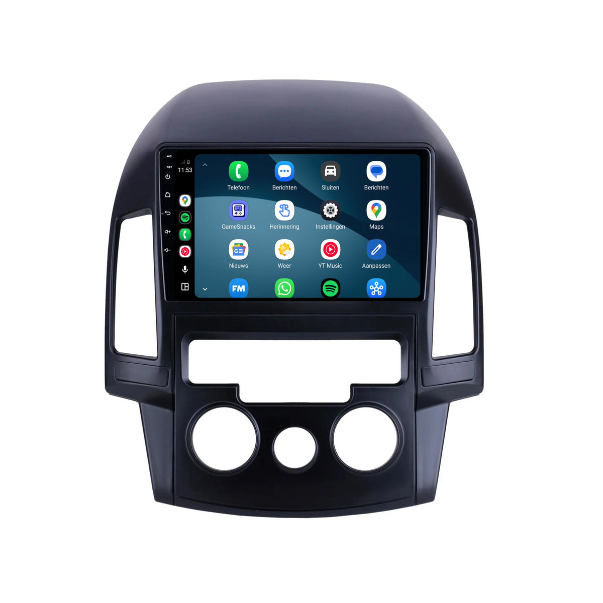 Hyundai i30 CarPlay & Android Auto Radio | 2007 bis 2012 | 9 Zoll | Android 15 | CTX-7191