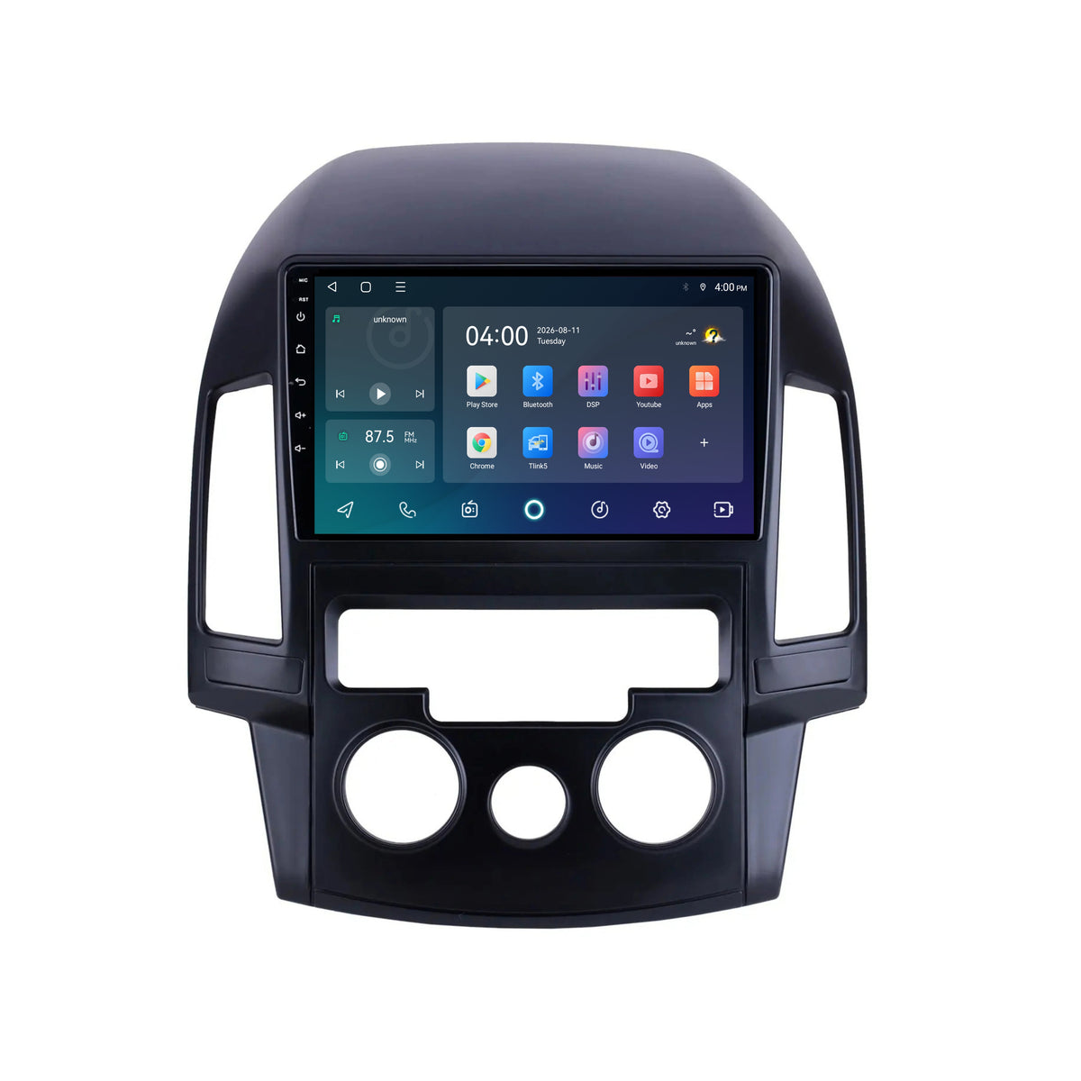 Hyundai i30 CarPlay & Android Auto Radio | 2007 bis 2012 | 9 Zoll | Android 15 | CTX-7191