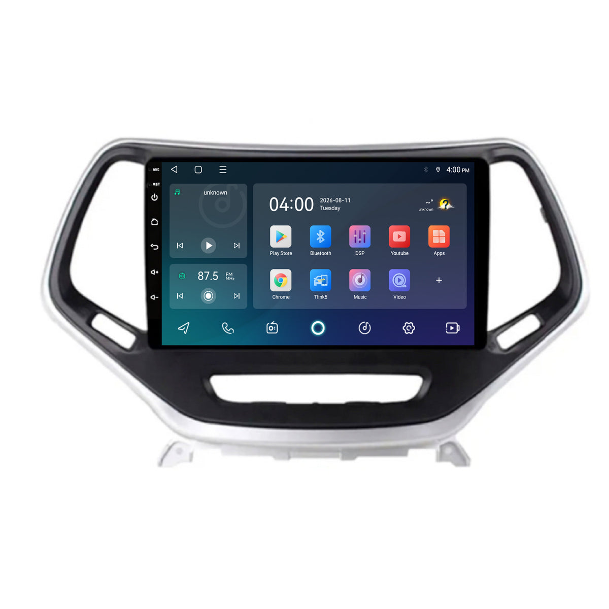 Jeep Cherokee CarPlay & Android Auto radio | 2014 to 2018 | 9 inch | Android 15 | CTX-7119