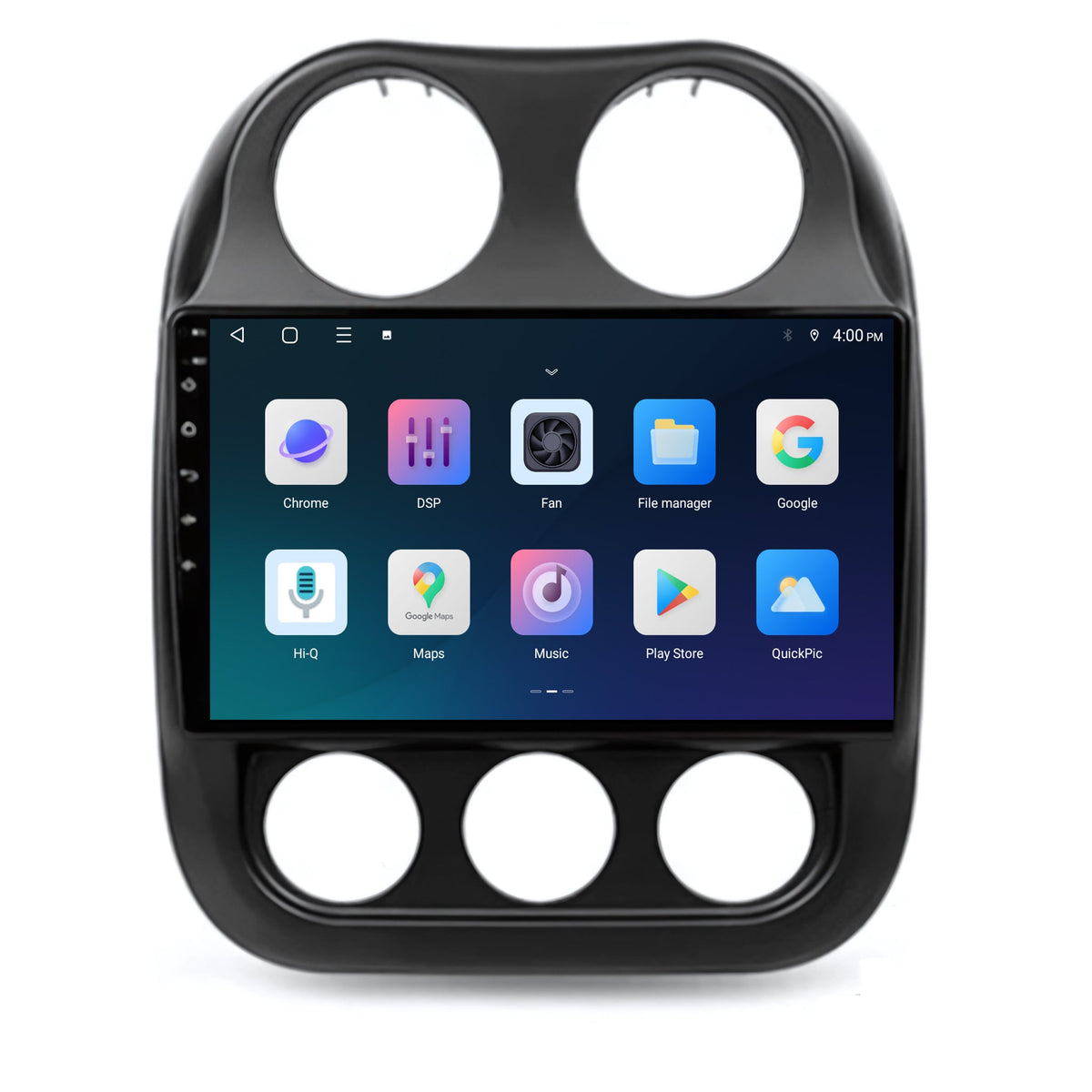 Radio Jeep Compass con CarPlay y Android Auto | 2010 a 2016 | 9 pulgadas | Android 15