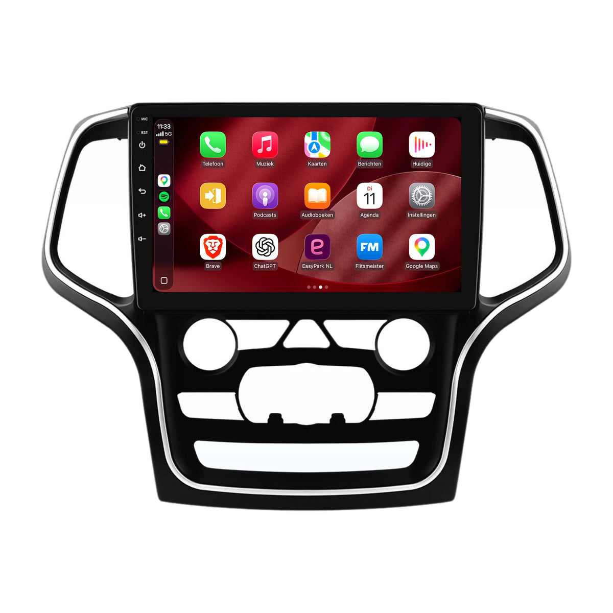 Autoradio CarPlay & Android Auto per Jeep Grand Cherokee WK2 | 2014-2022 | 9 pollici | Android 15 | CTX-7459