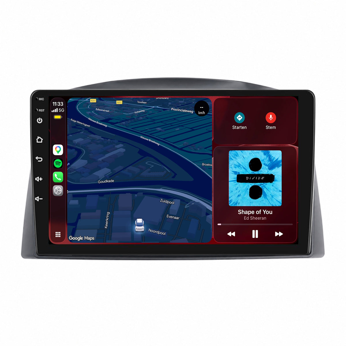 Radio con CarPlay y Android Auto para Jeep Grand Cherokee | 2004 a 2007 | 10 pulgadas | Android 15