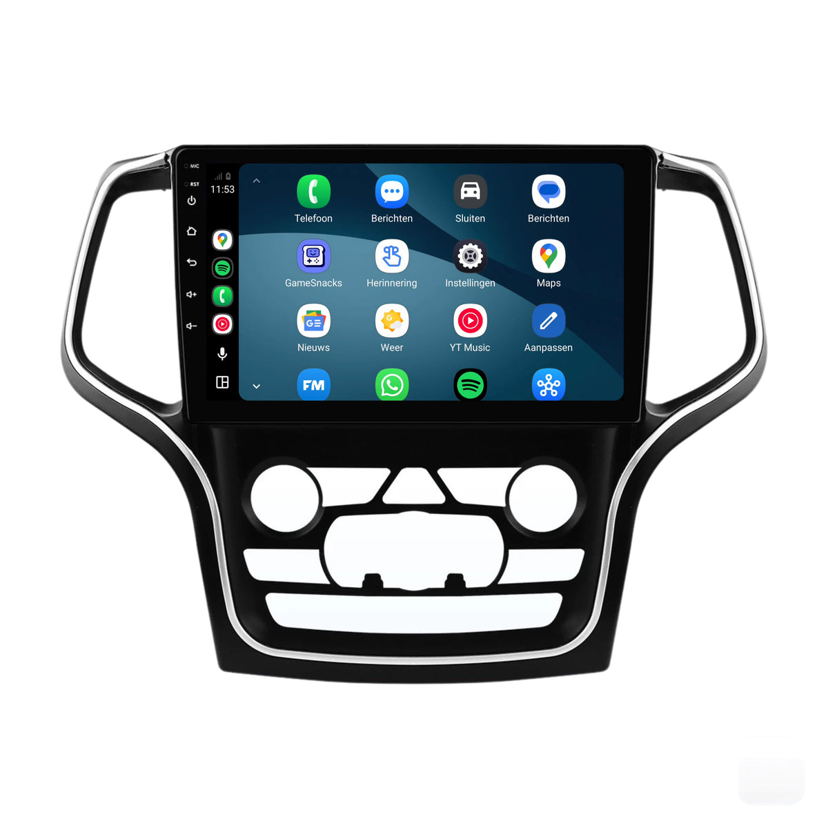 Radio z CarPlay i Android Auto do Jeep Grand Cherokee | 2015–2018 | 9 cali | Android 15 | CTX-7443
