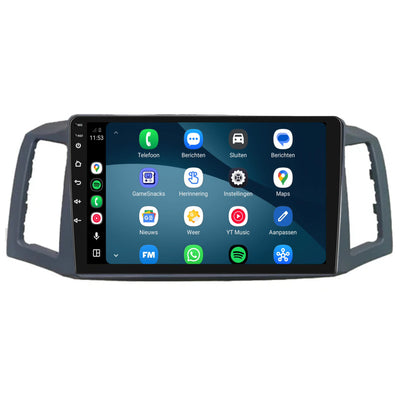 Jeep Grand Cherokee CarPlay & Android Auto radio | 2004 t/m 2007 | 9 inch | Android 15