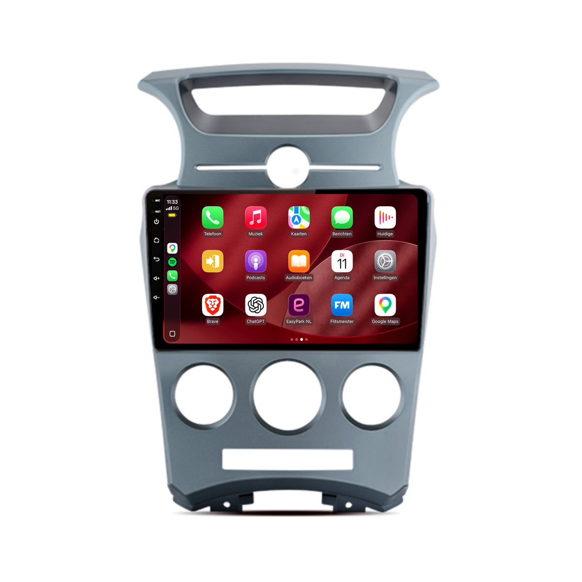Radio z CarPlay i Android Auto do Kia Carens | 2006–2012 | 9 cali | Android 15 | CTX-7163