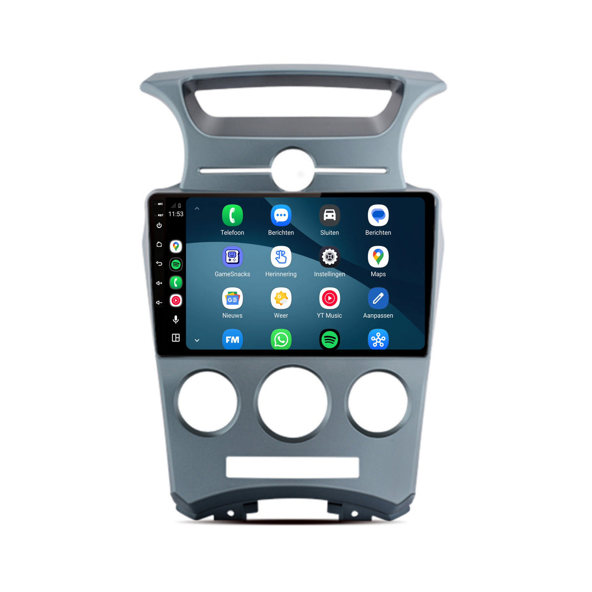Radio z CarPlay i Android Auto do Kia Carens | 2006–2012 | 9 cali | Android 15 | CTX-7163