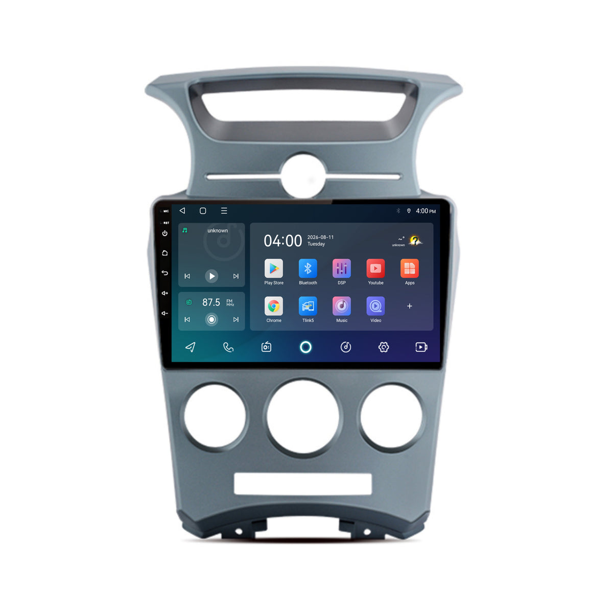 Radio z CarPlay i Android Auto do Kia Carens | 2006–2012 | 9 cali | Android 15 | CTX-7163