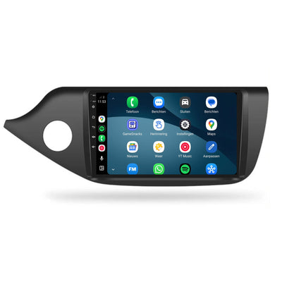 Kia Ceed CarPlay & Android Auto radio | 2012 t/m 2017 | 9 inch | Android 15