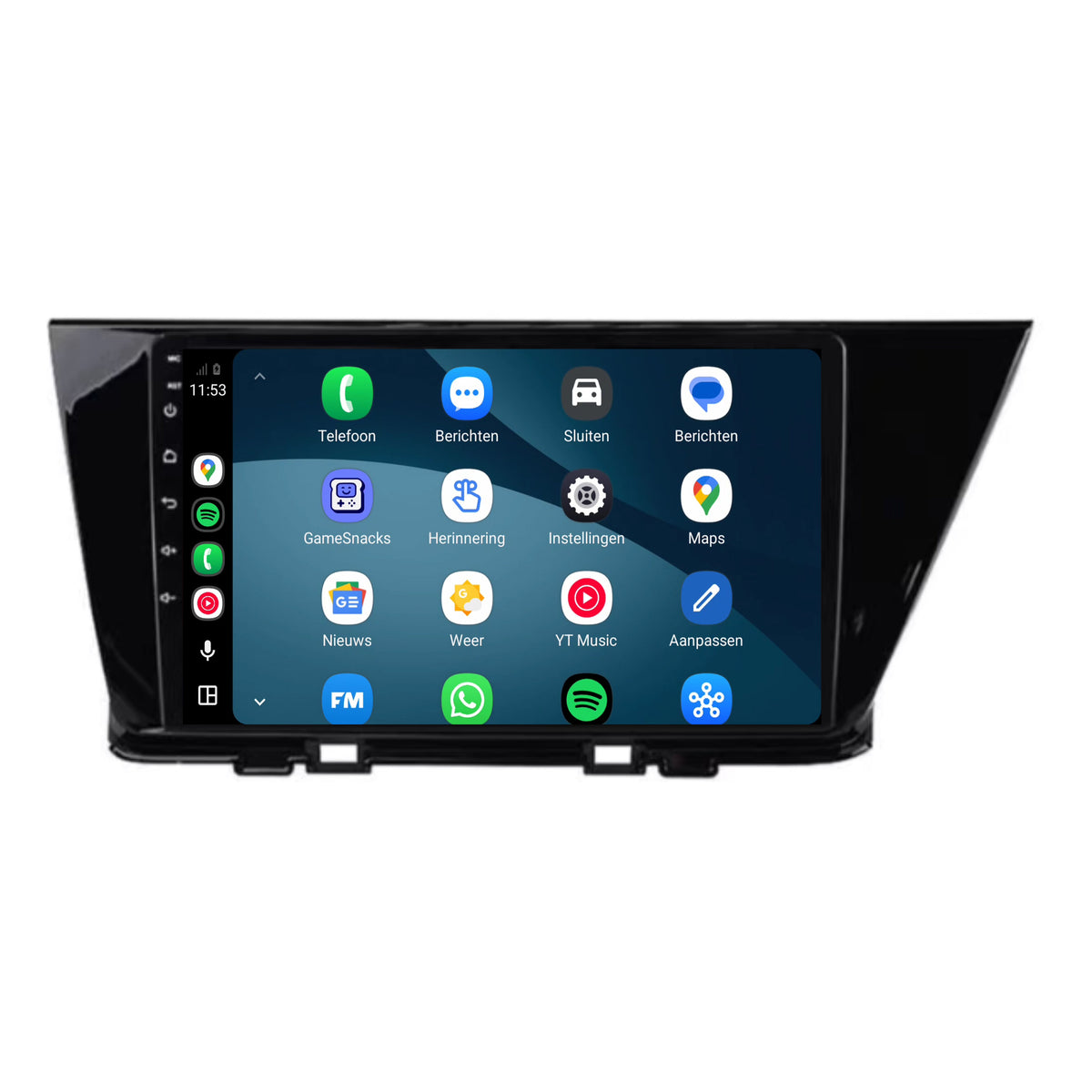 Kia Niro CarPlay & Android Auto radio | 2016 t/m 2019 | 9 inch | Android 15 | CTX-7183