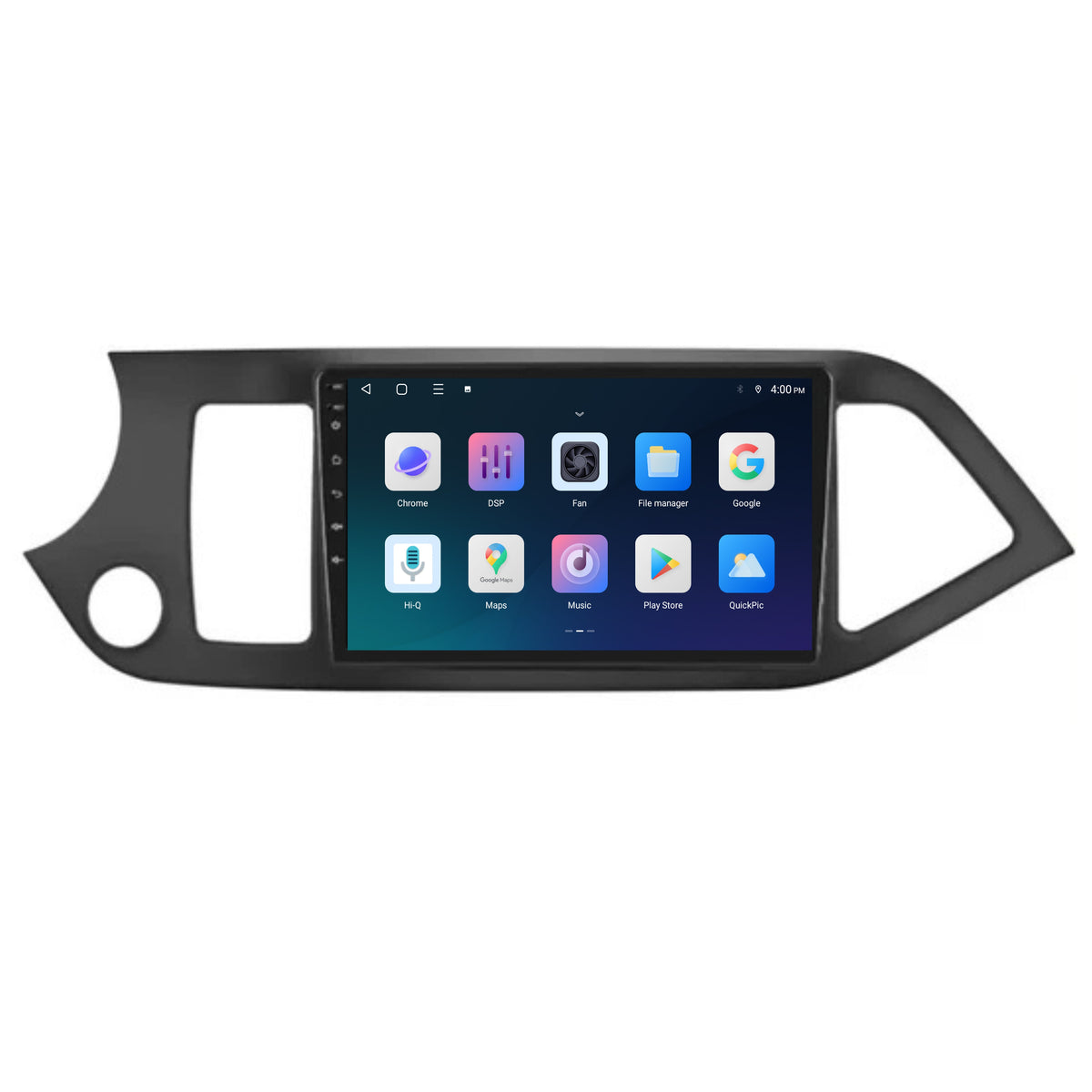 Kia Picanto CarPlay & Android Auto Radio | 2011 bis 2016 | 9 Zoll | Android 15 | CTX-7337