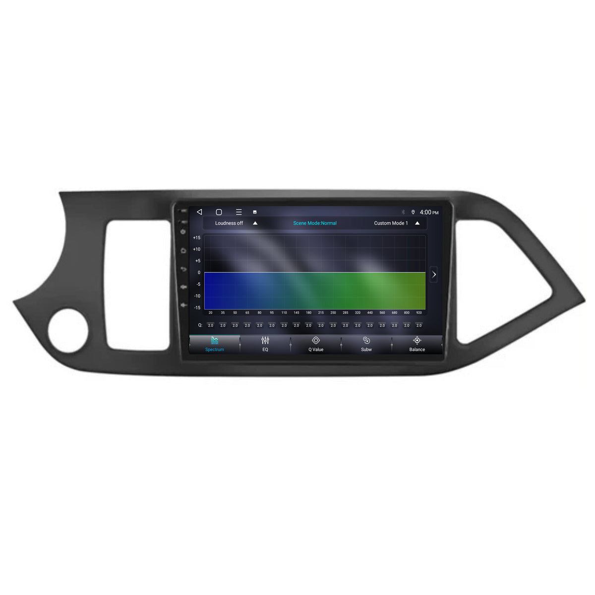 Kia Picanto CarPlay & Android Auto Radio | 2011 bis 2016 | 9 Zoll | Android 15 | CTX-7337