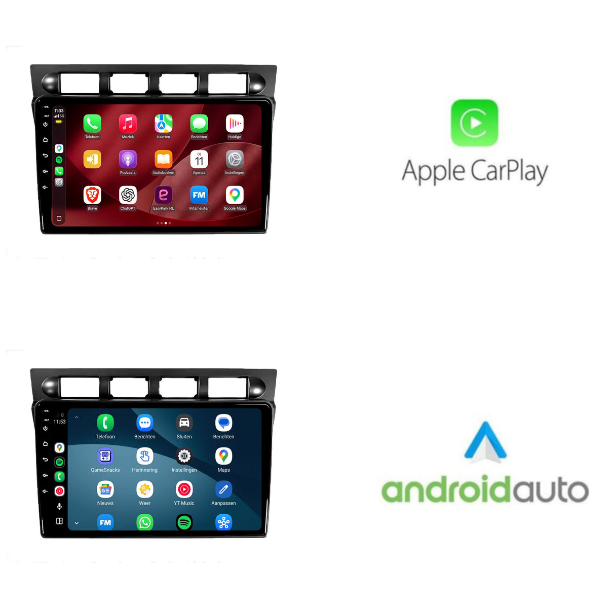 Autoradio CarPlay & Android Auto per Kia Picanto | 2003-2010 | 9 pollici | Android 15 | CTX-7237